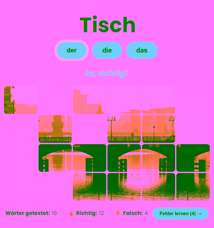 Der Die Das Artikel Test online